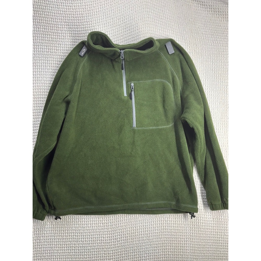 Gorpcore Mens Cabelas Polartec Fleece Pullover 2XL Green